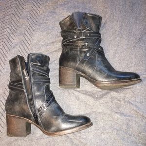 Studded Heeled Boots